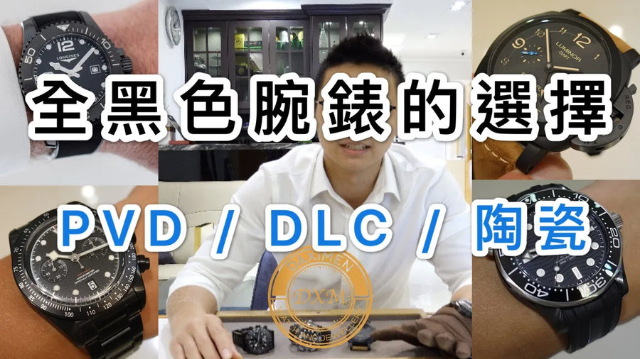 全黑腕錶的選擇-浪琴錶 沛納海 帝舵表 歐米茄 百年靈