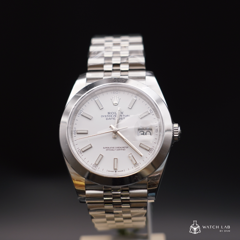 【 大西門鐘錶 】勞力士 126300 白面 Datejust 41 五株錶帶