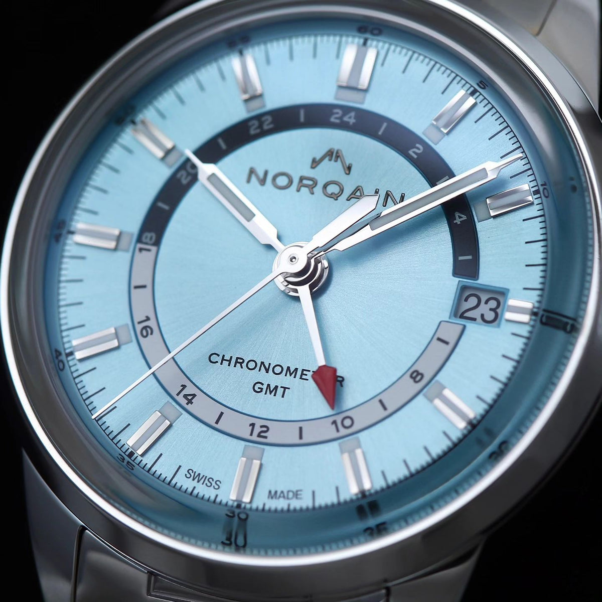 Norqain | Freedom 60 GMT Ice Blue  冰藍