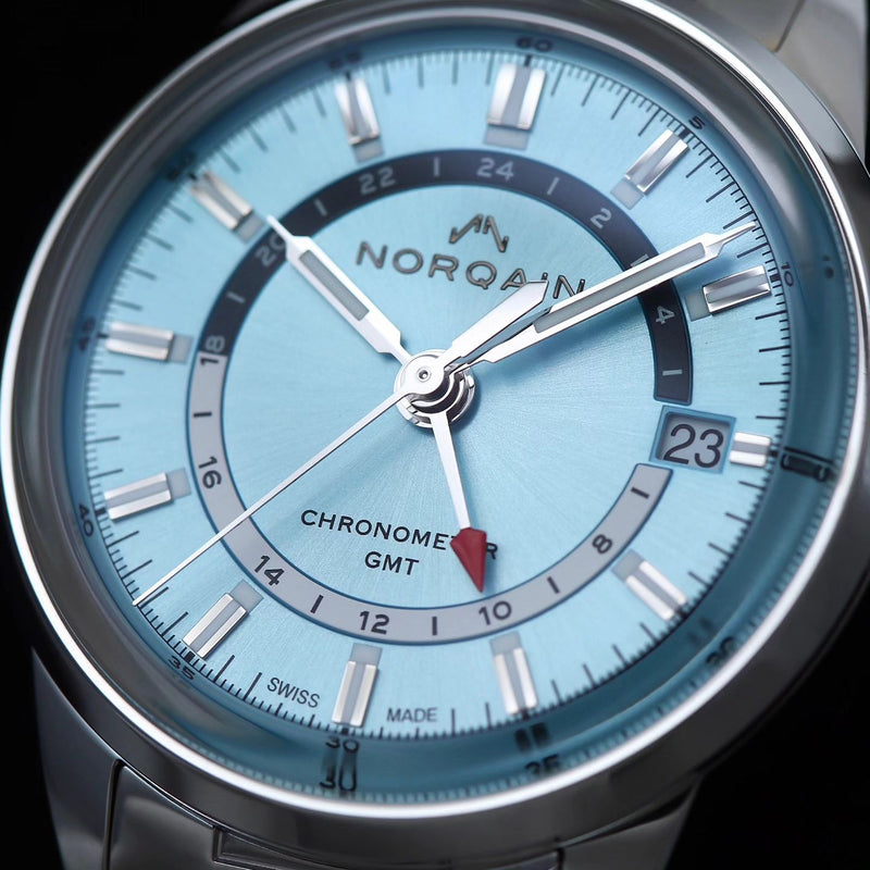 Norqain | Freedom 60 GMT Ice Blue  冰藍