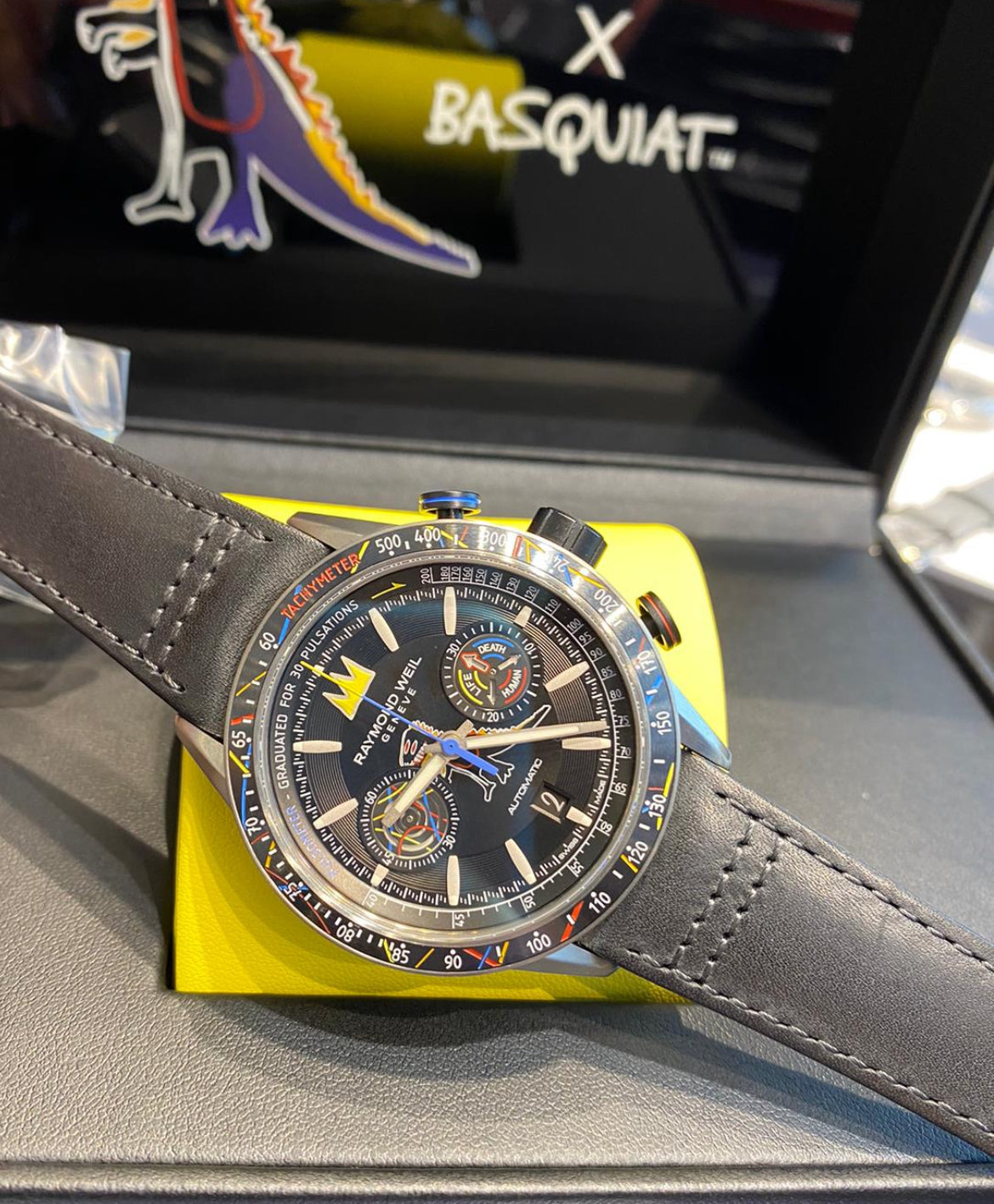 RAYMOND WEIL 蕾蒙威  / 自由騎士系列男士 Basquiat 限量版 7780-TIC-JMB01