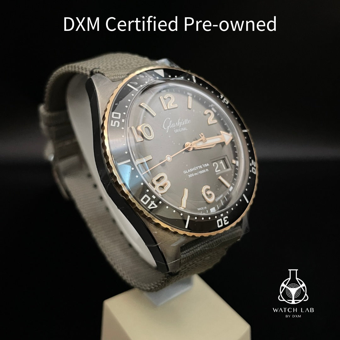 (已售）Glashütte Original 格拉蘇蒂 | SeaQ 潛水錶 1-36-13-04-91-34  2021  近全新 全套