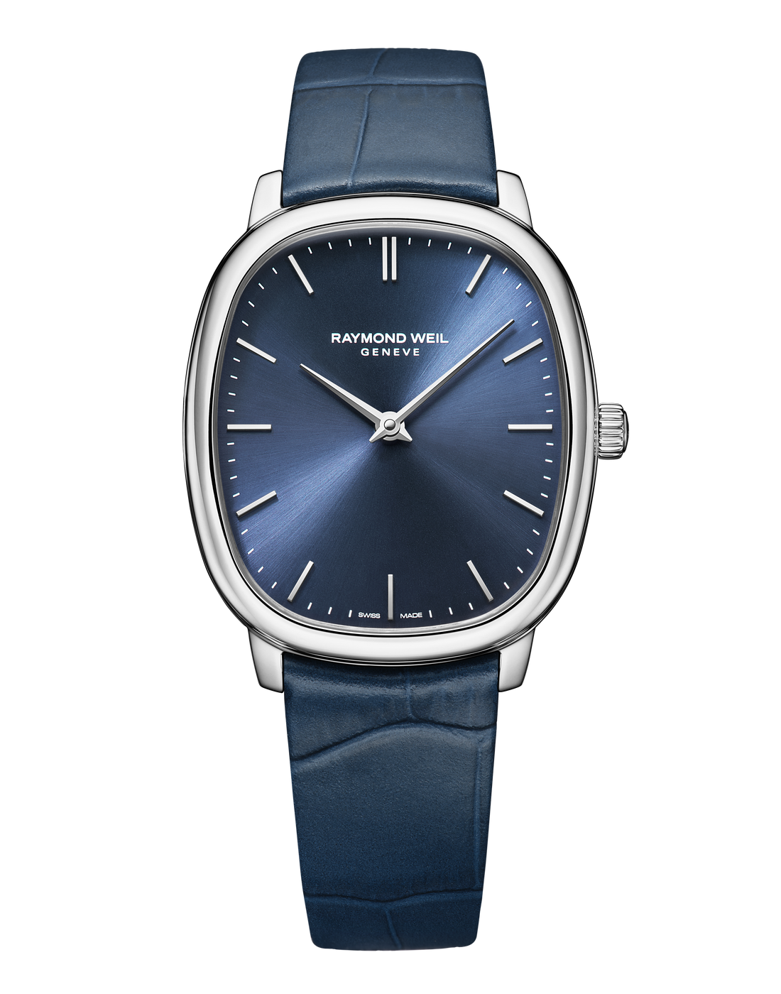 RAYMOND WEIL 蕾蒙威 Toccata Heritage 托卡塔傳承 手上鍊腕錶 藍面皮帶 2280-STC-50001