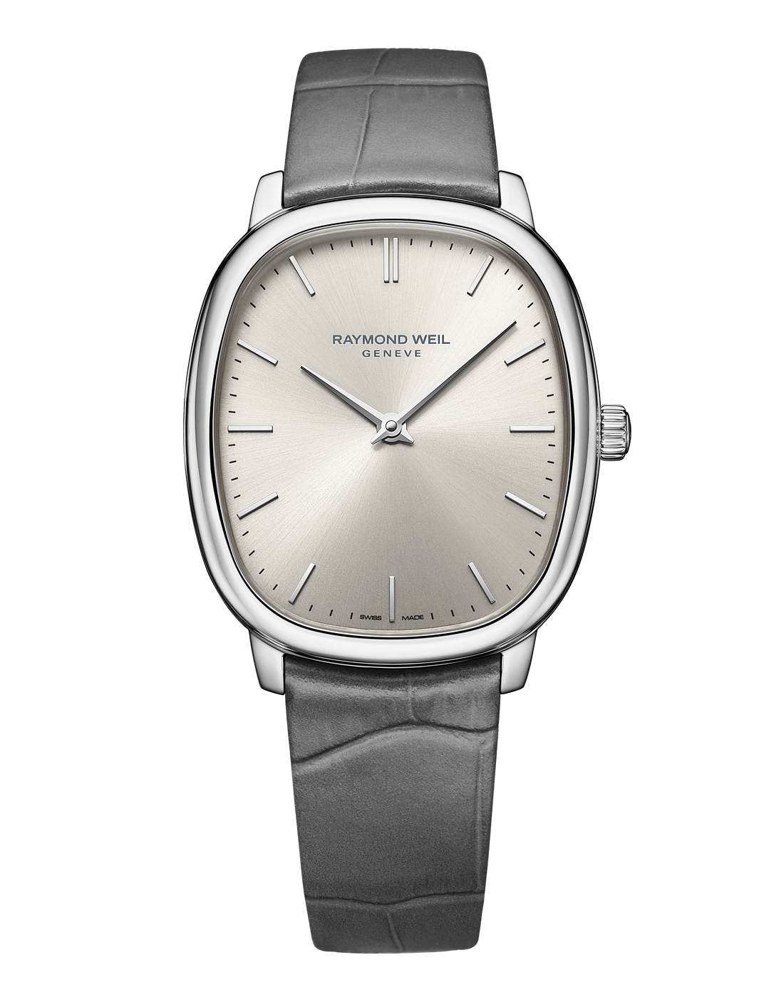 RAYMOND WEIL 蕾蒙威 Toccata Heritage 托卡塔傳承 手上鍊腕錶 老銀面皮帶 2280-STC-64001