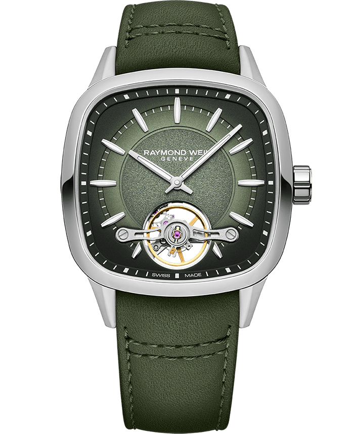 RAYMOND WEIL 蕾蒙威  / 自由騎士系列男士 RW1212  2790-STC-52051 藍色/綠色