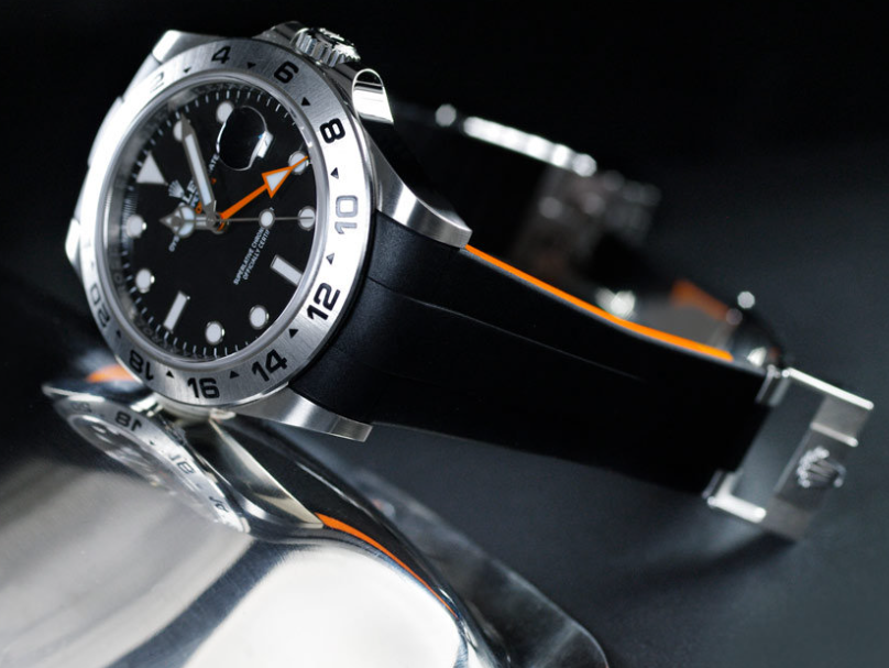 RUBBER B錶帶 | 226570 Explorer II 新款探險家 42mm 沿用原廠摺疊扣