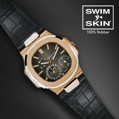RUBBER B錶帶 | Patek Philippe 百達翡麗 Nautilus 皮帶款金鷹系列 專用