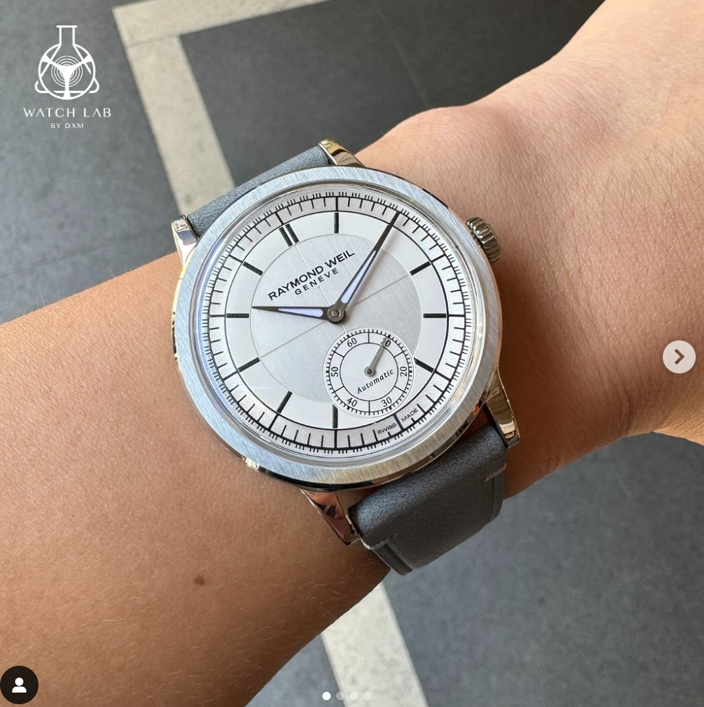 RAYMOND WEIL 蕾蒙威  /Millesime 不鏽鋼男士自動小秒針, 39.5 mm 2930-STC-65001