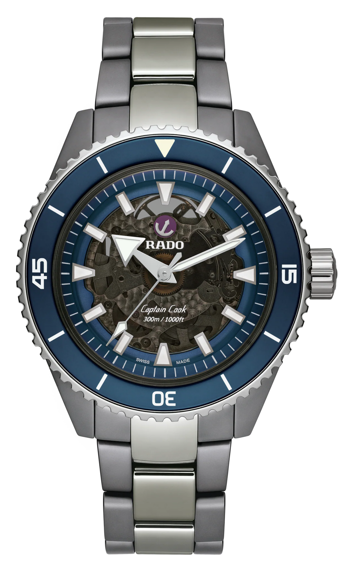 Rado 瑞士雷達錶 | Capital Cook 高科技陶瓷鏤空潛水腕錶 43mm