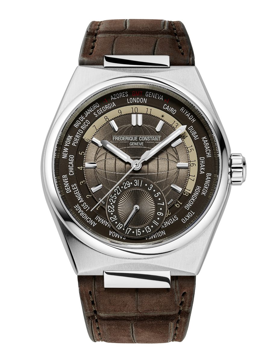 FrederiqueConstant  瑞士康士登| HighLife 41mm 自製機蕊世界時區