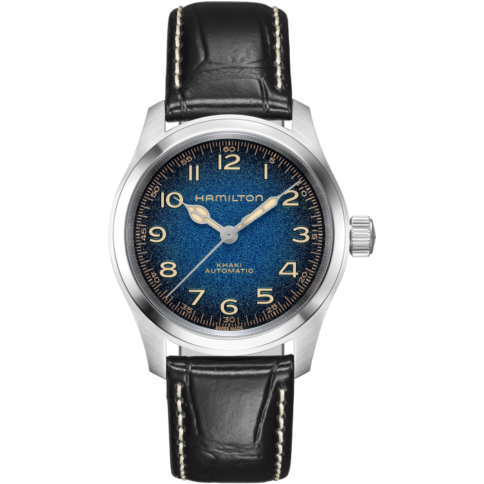 Hamilton 漢米爾頓 Khaki Field Murph 38mm 星空藍面皮帶款 H70405740
